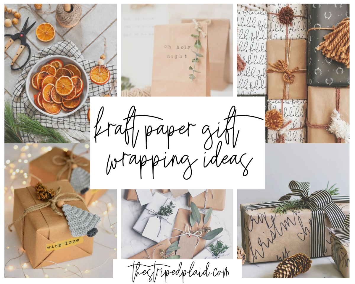 Christmas Wrapping Ideas for Brown Paper
